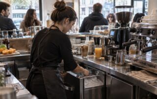 máquina de hielo para cafetería